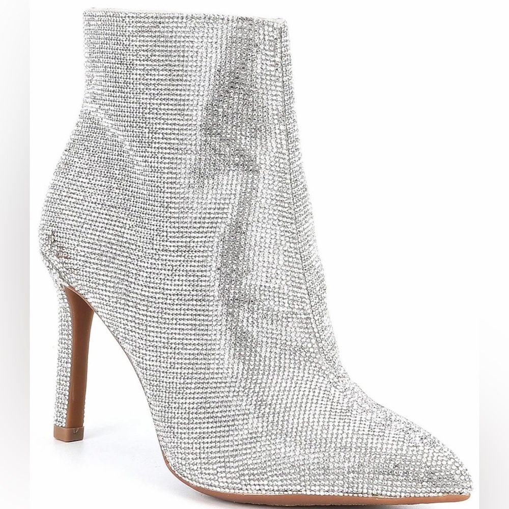Gianni Bini Annina Rhinestone Embellished Stiletto Booties